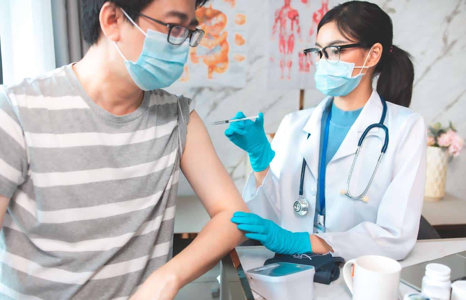 Workplace wellness programme with onsite health screening services for employees in Singapore