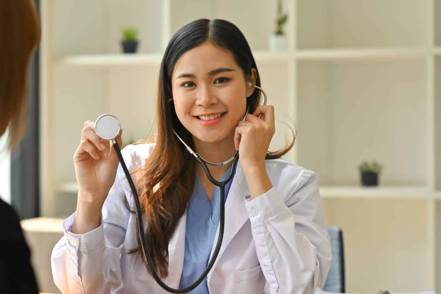 Medical professionals conducting onsite health screening Singapore for company employees