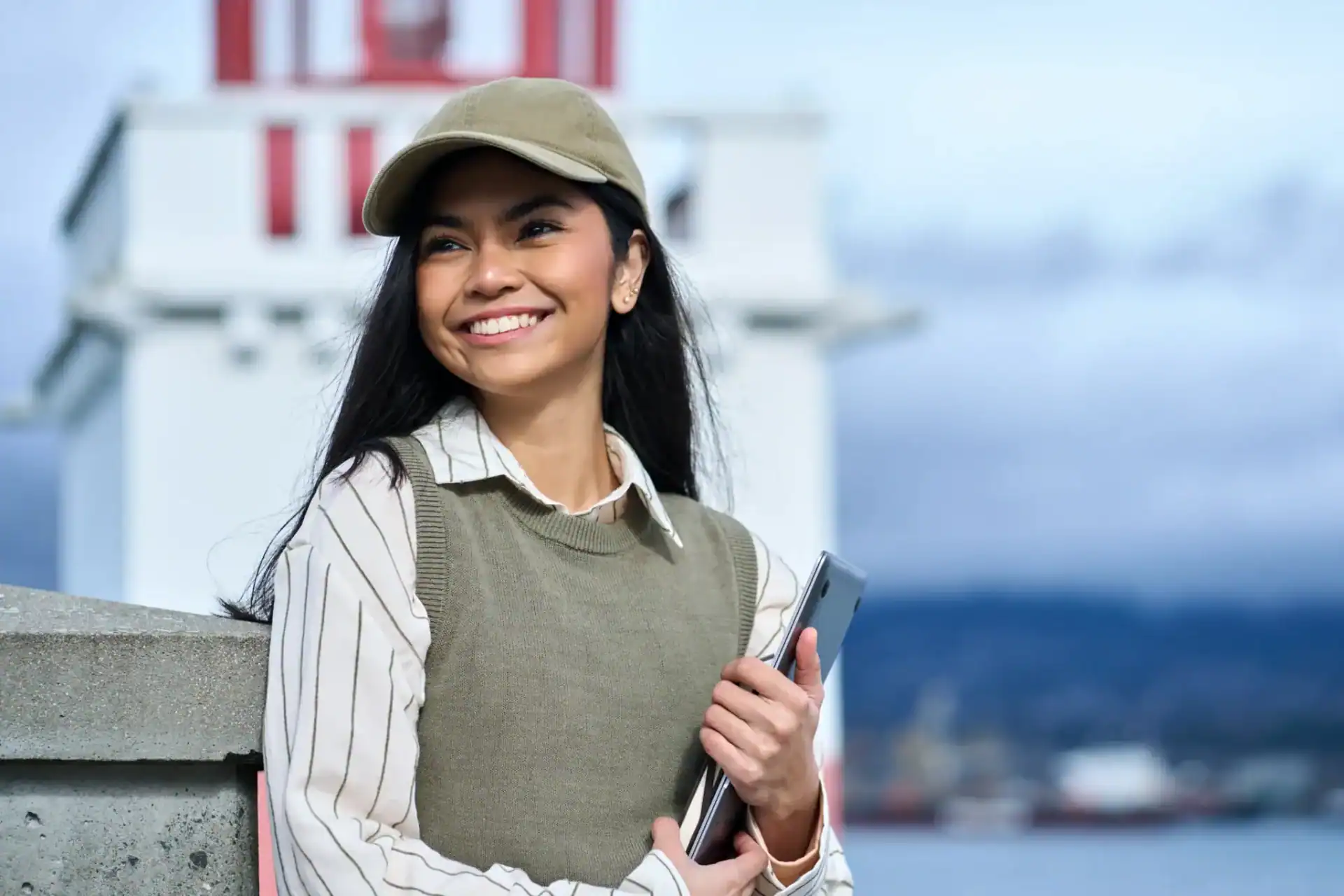 Vision and hearing test during seafarer medical check-up